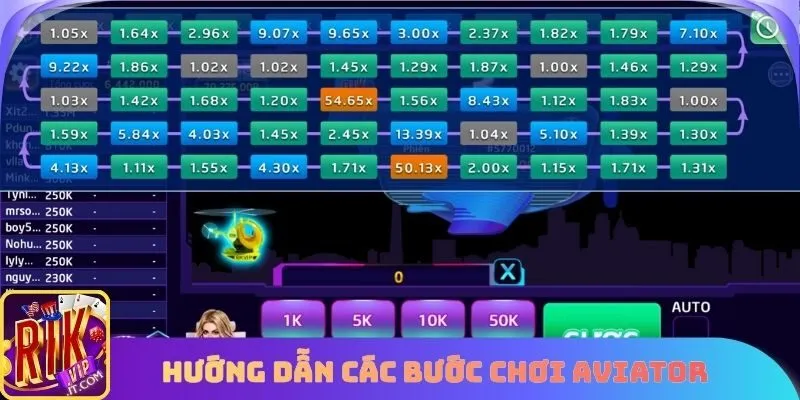 Các bước chơi game Aviator chi tiết nhất trên nền tảng