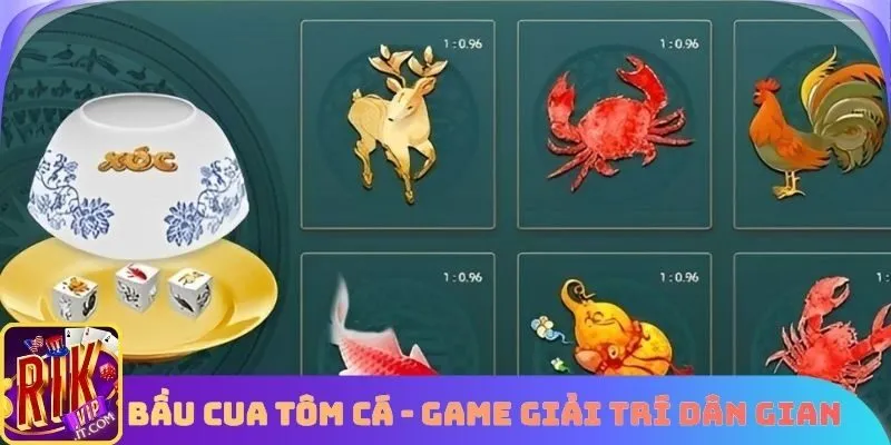 bầu cua tôm cá