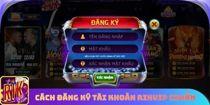 Cách đăng ký tài khoản Rikvip chuẩn